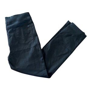 UP! Pull On Stretch Pants Womens Straight Leg Workwear Size 10 Deep Green